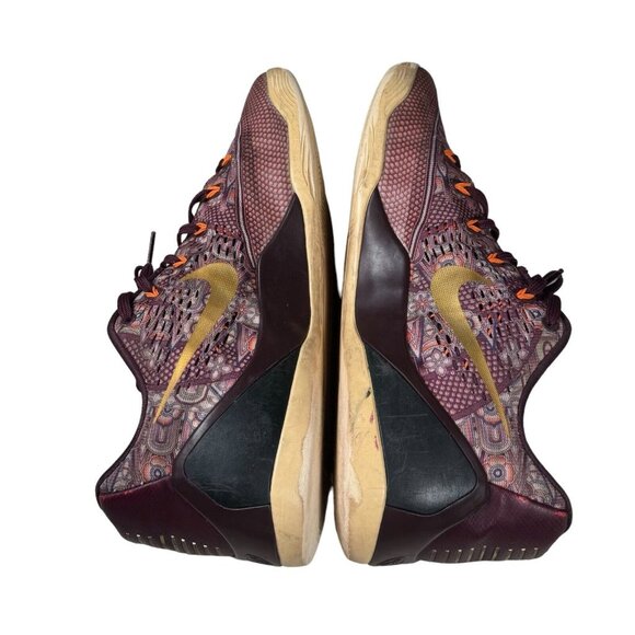 Nike Shoes Kobe 9 EM Low Silk Sz 12.5 Men\'s - Merlot Red Metallic Gold [NO‎ BOX] main image 13